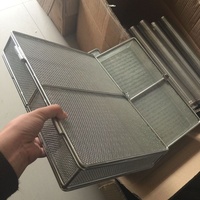 Panier de stérilisation en treillis métallique tissé en acier inoxydable