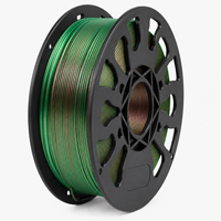 Filament PLA Soie Bicolore Haute Qualité QUANCER 1,75 mm 1 kg Or Cuivre 330 m pour Impression 3D Artistique Décoration Maison Bricolage