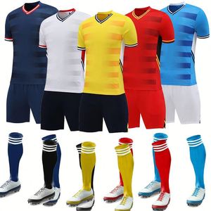 Maillot de football à séchage rapide 24/25, logo personnalisé, maillots d'entraînement de football, ensemble complet pour équipe, vêtements de football pour hommes, uniformes - Product Image 1