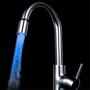 Led Kitchen <strong>Faucet</strong> <strong>Aerator</strong> Temperature LED Water <strong>Faucet</strong> Light Glow LED Tap Nozzle Changing Colorful Design <strong>Faucet</strong> for Sale - Product Image 2