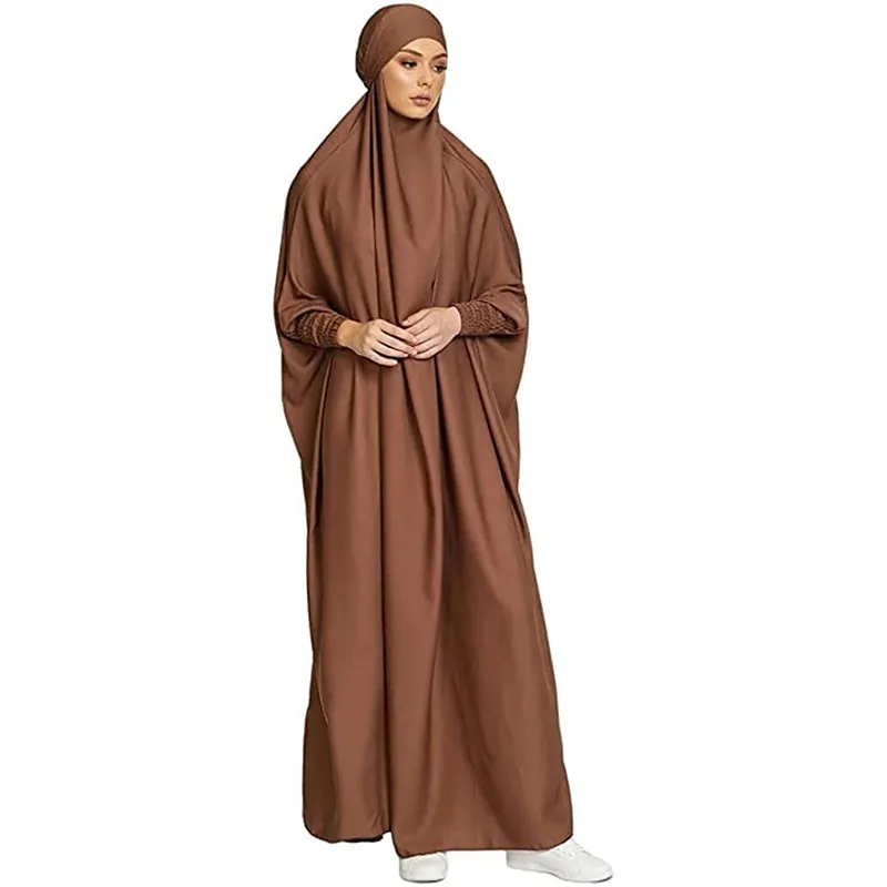 कस्टम हॉट सेलिंग बहुरंगा मुस्लिम महिला प्रार्थना पोशाक जातीय शैली मुस्लिम पोशाक प्रार्थना कपड़े