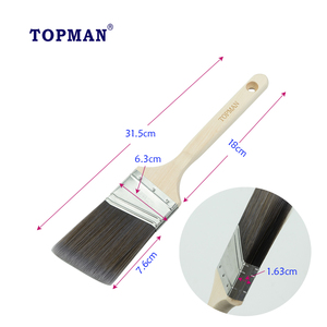 Brocha Profesional de 2.5 Pulgadas para Pintar Casas, para Interiores/Exteriores, Personalizable para Gabinetes/Terrazas/Vallas, para Pulir - Product Image 2