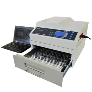 Puhui t-937 reflow forno infrarosso e aria calda smd reflow forno SMT BGA PCB attrezzature per saldatura