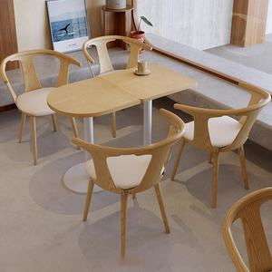 Combinaison de chaises de table de café moderne personnalisée pour les magasins de thé au lait Desserts Boutiques Cuisson de gâteaux <span class=keywords><strong>Chaise</strong></span> de restaurant simple pour - Product Image 1