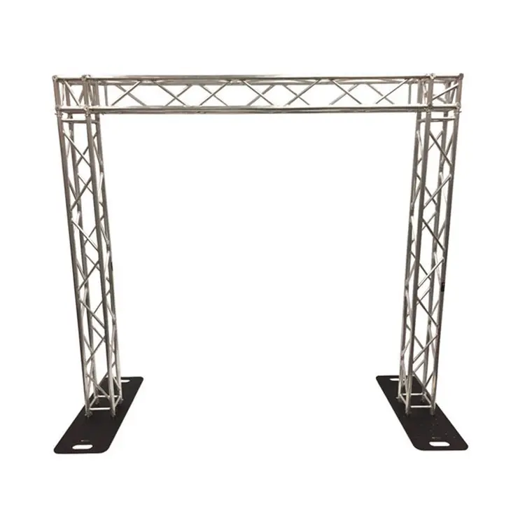 alu goal post truss dj light gauge steel truss concert stage lighting lift system truss for led screen