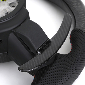 <span class=keywords><strong>Volant</strong></span> LED en cuir demi-perforé pour la série <span class=keywords><strong>1</strong></span> F10/F30/F32/F36/F80/M4/F82/X5/E70/E71 <span class=keywords><strong>M</strong></span> Sport Carbon Trim Paddle - Product Image 3