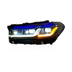 High Quality Thunder M5 Blue Eyebrow <b>LED</b> Laser Headlights for 18-23 5 Series G30 G38 White <b>Light</b> ABS Fit Front High Quality <b>LED</b> - Product Image 5