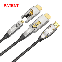 Poshshine Oem Ultra 4k 3d Moniteur Multimédia Projecteur Fiber Optique Câble Hdmi