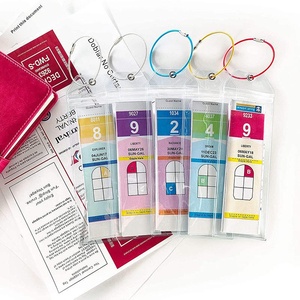 New Arrival Transparent PVC Waterproof Card Holder Luggage Boarding Pass Label Cover Promotional Business Gifts
