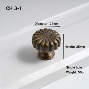 Furniture Hardware Soild Brass Kitchen Cabinet Pull Handles and <strong>Knobs</strong> <strong>for</strong> Bedroom Wardrobe <strong>Dresser</strong> Kitchen Cabinets Pull Handle - Product Image 4