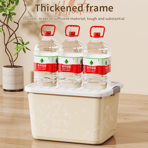 Cajas de Almacenamiento Apilables de Plástico PP de Gran Capacidad y Buena Calidad Haogle, Contenedor de Plástico para Artículos del Hogar - Product Image 3