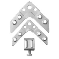Accessoires de conduits de CVC en acier galvanisé TDC de 30mm Conduit d'angle à bride pour applications scolaires de sous-sol d'hôpital de gymnase