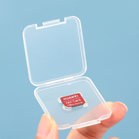 Boîte de rangement transparente et fine pour cartes Nano Mémoire SUNSHING en plastique, étui de voyage pour cartes Nano SIM, vente en gros