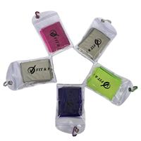 Serviette de sport rafraîchissante en microfibre à séchage rapide, sensation de fraîcheur glacée, impression de logo personnalisée, pour les voyages et les activités de plein air