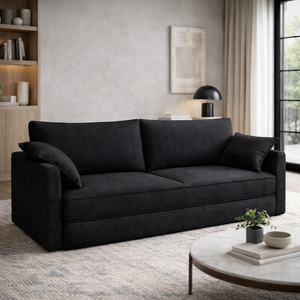 Divano Letto Modulare Convertibile per Soggiorno, Imbottito in Spugna, Compresso Sottovuoto, Rivestimento in Tessuto Senza Telaio - Product Image 5