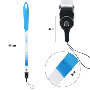 Wholesales Free Sample Custom Printed Sublimation Neck <b>Lanyards</b> Promotion Keychain <b>Polyester</b> <b>Lanyard</b> with Custom Logo - Product Image 5
