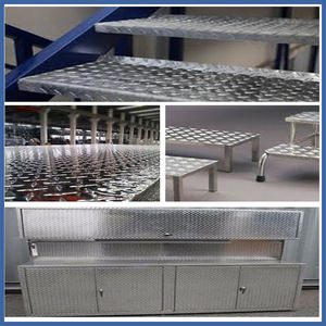 Plaque de damier en aluminium pour <span class=keywords><strong>bus</strong></span> et voitures, prix d'usine 1050 1060 1100 <span class=keywords><strong>3003</strong></span> 5052 5754 - Product Image 6