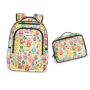 Customization Waterproof Safe Durable Polyester Laptop Bag Student Child Book School Backpack Bags