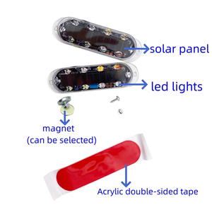 Luces <span class=keywords><strong>de</strong></span> Advertencia Intermitentes <span class=keywords><strong>de</strong></span> 10 LED con 3 Modos, Luces Traseras LED para Motocicleta, Módulo para Automóvil y Camión - Product Image 4