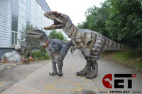 Modèle de Simulation de dinosaure en alliage d'aluminium pour adultes, Costume de dinosaure en amortissant pour le thème des parc, parc d'attractions, center commercial