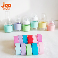 Bande personnalisable en silicone écologique pour nom de bébé avec nom d'enfant personnalisé pour étiquettes de biberons et gobelets de garderie, logo personnalisé