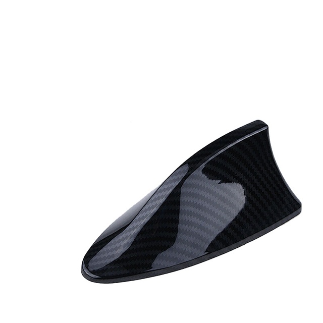 C0357 OEM Carbon Fiber Shark Fin Roof Antenna Car AUTO Aerial FM/AM Radio Signal Universal