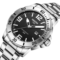 Montre pour homme NIBOSI 1985 2024, style vintage, luxe, affaires, acier inoxydable, quartz