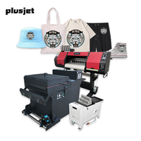 Plusjet PJ-700Q Vente en gros double tête xp600 blanc + encre pigmentée CMJN couleur transfert de chaleur sublimation dtf meilleurs textiles imprimante nouveau