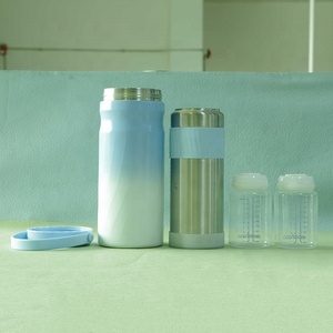 Enfriador de leche materna portátil NZMAN, almacenamiento de leche materna de acero inoxidable, Enfriador de leche materna <span class=keywords><strong>para</strong></span> mujeres viajes al aire libre-azul - Product Image 4