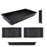 Plateau rectangulaire en plastique pour semis de serre, durable et de haute qualité, pot de pépinière, soucoupe de germination