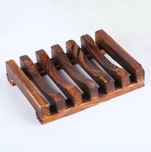 Bathroom Accessory Natural Bamboo Wood <b>Soap</b> Dish <b>Holder</b> - Product Image 1