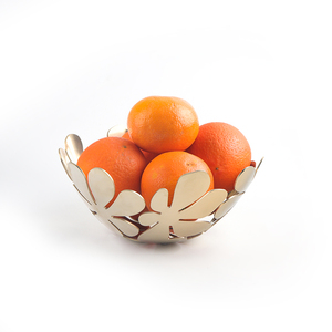 Sang trọng Morden hoa thiết kế thời trang hollowing ra lưu trữ Bát thép không gỉ trang trí trái cây bảng ruột - Product Image 3