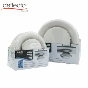 Difusor redondo de techo de plástico ABS blanco, piezas de sistema HVAC de ventilación de aire de alta calidad