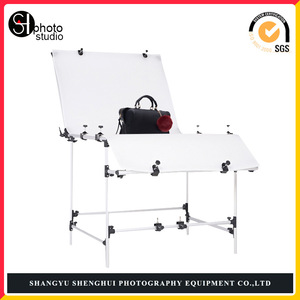 Aluminum Alloy Photography Still Life Table 100x200 Portable <b>Shooting</b> Table for Photo Studio - Product Image 3