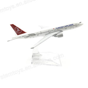 Offre Spéciale 1/400 modèles d'avions en métal Turquie Turkish Airlines Boeing 777 modèle d'avion moulé sous pression jouets pour Collection - Product Image 5