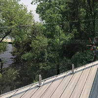Support de verre en acier inoxydable EKOO, poteau de fixation pour clôture de piscine et balustrade en verre