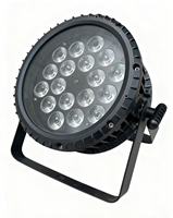 Projecteurs PAR LED 24x10W RGBWA/UV 4-en-1 en alliage d'aluminium étanche IP65, activés par le son, contrôle DMX512 pour mariages et fêtes en extérieur