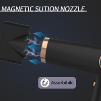 Sèche-cheveux professionnel Komex 110000RPM à moteur sans balais pour salon, avec diffuseur et fer à boucler rotatif en céramique