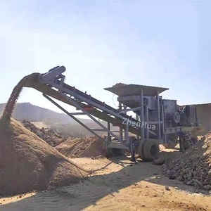 מגרסת סלעים ניידת סינית 600*600 מכולתית, מכונת ריסוק אבנים, מגרסת קופסה גדולה - Product Image 3