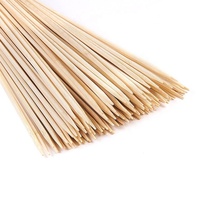 24 bâtonnets de bambou 40cm pour barbecue brochettes de bambou 12cm