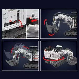 MOULD <span class=keywords><strong>KING</strong></span> 17067 Giocattoli Tecnici Auto, Escavatore Cingolato Motorizzato 6060 con APP e RC, Set di Costruzioni per Bambini - Product Image 4