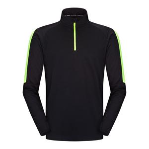 Quick Dry 1/4 Zip Long Sleeve Football Jersey Breathable Custom Team Training Sports <b>Pullover</b> - Product Image 3