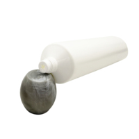 Tube cosmétique blanc souple avec embout unique en forme d'étoile, distributeur de produits cosmétiques en forme de fleur, emballage avec capuchon à bille marbrée