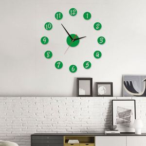 Horloge numérique moderne en acrylique DIY, autocollante, horloge murale 3D, horloge silencieuse à quartz pour la décoration de la maison, du salon et de la chambre - Product Image 5