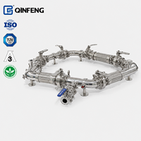 Tuyaux et tubes de refroidissement liquide flexibles polis QINFENG SS304, personnalisables pour les systèmes de collecteurs, construction forgée, certifiés ISO
