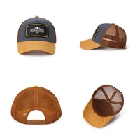 Gorra Trucker de Malla Vaquera con Visera Curva y Cierre Ajustable para Uso Casual al Aire Libre