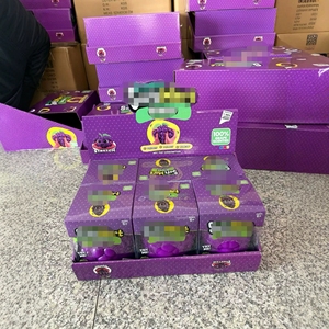 Jouet en peluche en forme de raisin, jouet sensoriel souple en TPR pour soulager le stress, jouet anti-stress en forme de fruit de raisin, jouet à presser pour les doigts - Product Image 4
