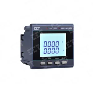 CET PMC-D721MD 10-1000V Input Dc Energy Meter RS485 Modbus dengan Data Lpogger untuk Pengukuran Panel Surya