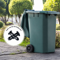 Verrou de poubelle à roulettes anti-animaux durable, prix de gros usine pour la gestion des déchets résidentiels