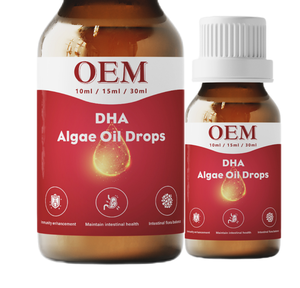 Fabricante OEM/ODM DHA Gotas de aceite de algas Booster Memoria Sueño Crecimiento humano Líquido oral Cerebro Cuidado DE LA SALUD Suplemento de gota de aceite para niños - Product Image 2